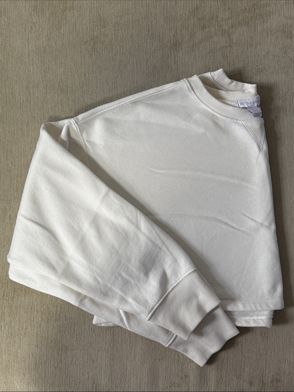 Beyond Yoga cropped crewneck